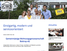 Tablet Screenshot of gwb-bottrop.de